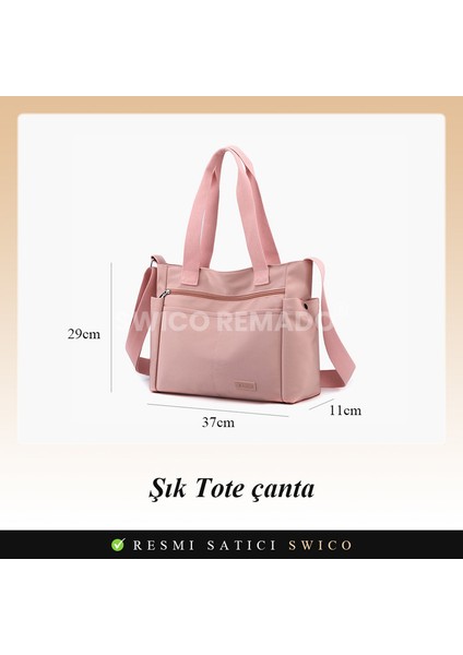 Kadınlar Için Büyük Kapasiteli Günlük Omuz Çantası Tote Çanta (Yurt Dışından) fiyatları
