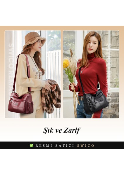 Kadınlar Için Büyük Kapasiteli Şık Omuz Çantası (Yurt Dışından) modelleri