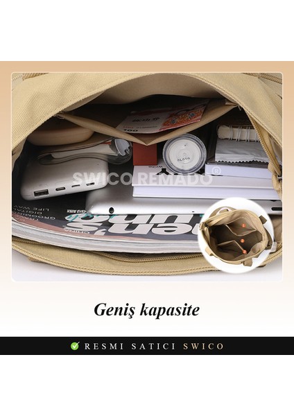 Kadınlar Için Büyük Kapasiteli Omuz Çantası Tote Çanta (Yurt Dışından) fırsatları