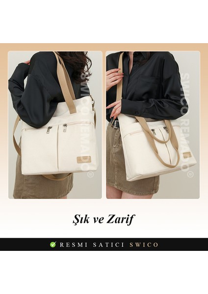 Kadınlar Için Büyük Kapasiteli Omuz Çantası Tote Çanta (Yurt Dışından) modelleri
