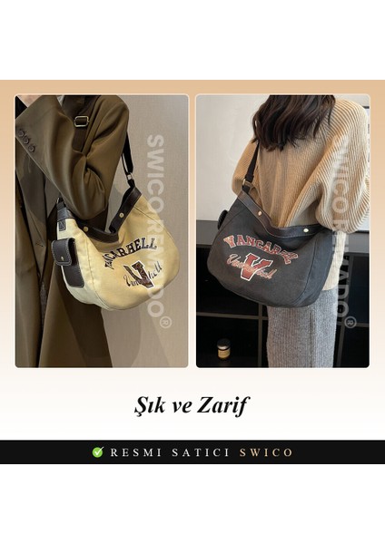 Kadınlar Için Büyük Kapasiteli Şık Omuz Çantası Tote Çanta (Yurt Dışından) modelleri