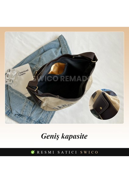 Kadınlar Için Büyük Kapasiteli Şık Omuz Çantası Tote Çanta (Yurt Dışından) fırsatları