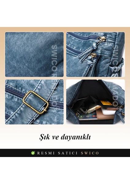 Kadınlar Için Büyük Kapasiteli Şık Omuz Çantası (Yurt Dışından)