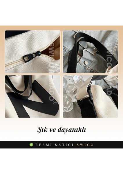 Kadınlar Için Büyük Kapasiteli Omuz Çantası Tote Çanta (Yurt Dışından)