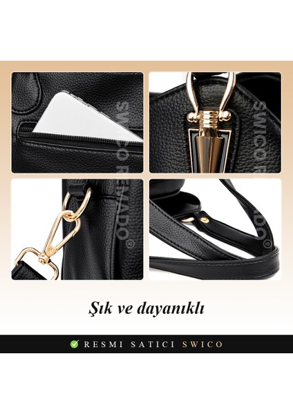 Kadınlar Için Büyük Kapasiteli Şık Omuz Çantası (Yurt Dışından)
