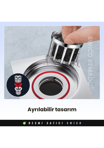 Yer Sifonu Filtresi 2 Adet (Yurt Dışından)