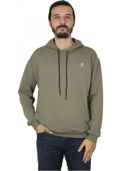 Basic Hoodie 3fx Haki Erkek Sweatshirt M-SN73 101349641