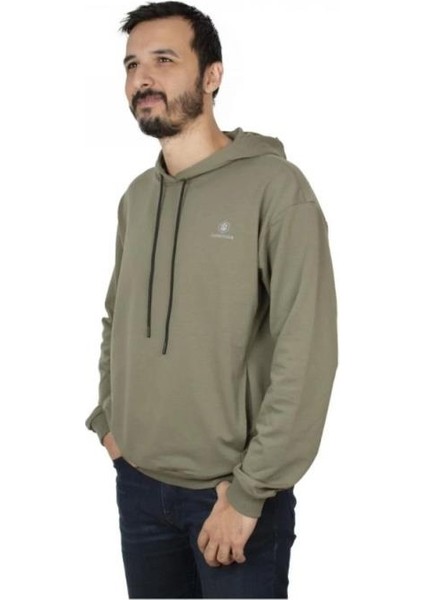 Basic Hoodie 3fx Haki Erkek Sweatshirt M-SN73 101349641