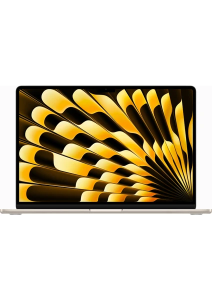 MacBook Air M2 Çip 8GB 256GB SSD macOS 15" Taşınabilir Bilgisayar Yıldız Işığı MQKU3TU/A