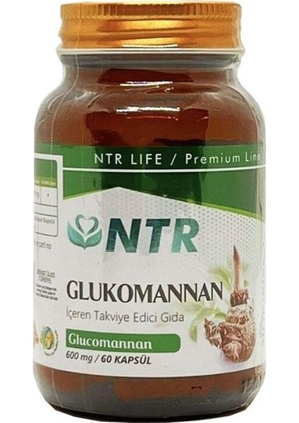 Ntr Life Glukomannan 60 Kapsül