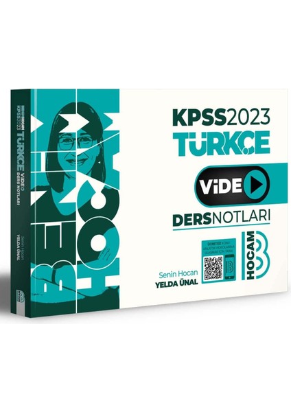 Benim Hocam Yayınları 2023 Kpss Türkçe Video Ders Notları