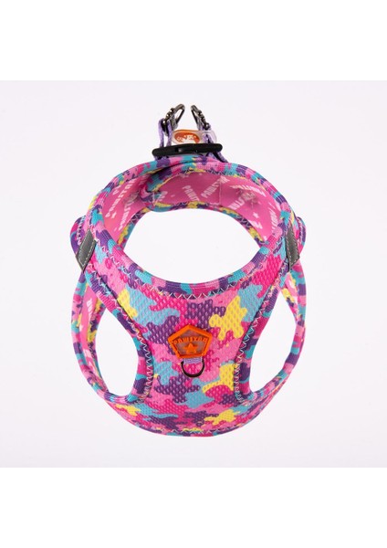 Air-Mesh Rosea Camouflage Köpek Göğüs Tasması