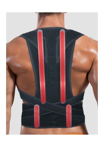 Ankaflex Balenli Manyetik Doğru Duruş Korsesi Bel Sırt Kiifoz Skollyoz Korsesi Doğru Tutan Korse Doğru Oturma indirimleri