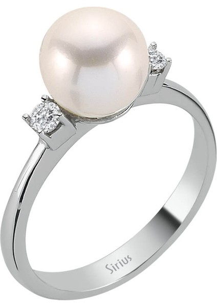 Pırlanta Taşlı Inci Yüzük 0417R0039