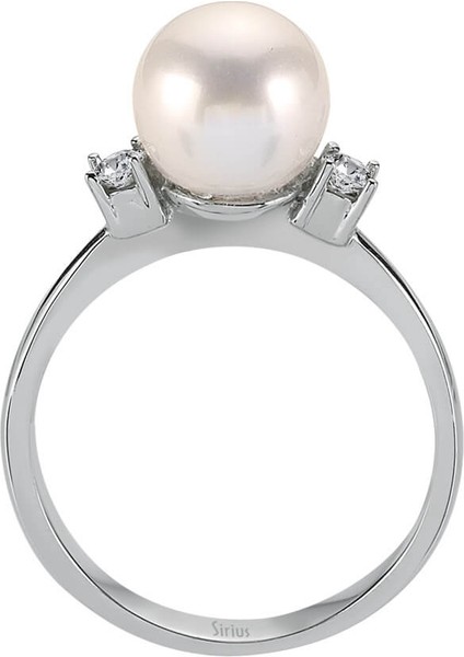 Pırlanta Taşlı Inci Yüzük 0417R0039 modelleri