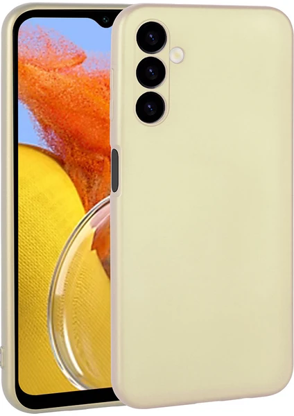 Case 4U Samsung Galaxy M14 Kılıf Kamera Korumalı Premier Silikon Lüks Ince Mat Renkli Yumuşak Silikon Kapak