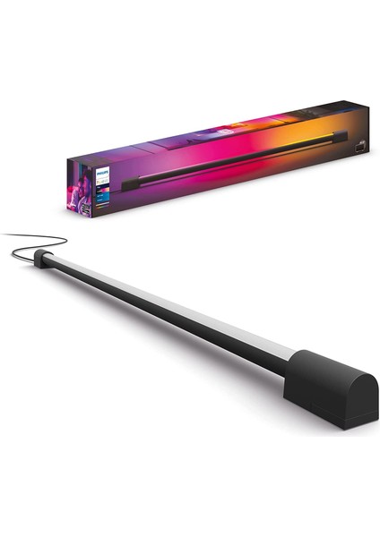 Hue Play Gradient Light Tube Renklı Akıllı LED Aydınlatma, Siyah, 75 cm