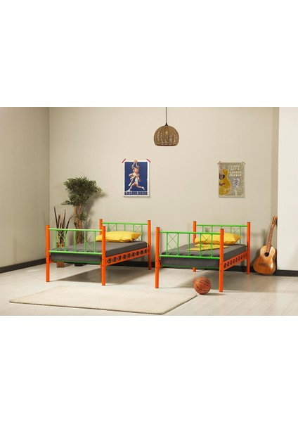 Gold Metal Ferforje Tek Kişilik Ranza fiyatları