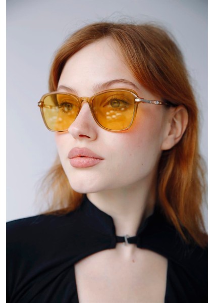 Hubert Gold Orange Kadın Güneş Gözlüğü fiyatları