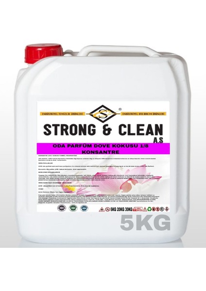 Oda Parfüm Konsantre 1/8 Dove Kokulu 5 kg