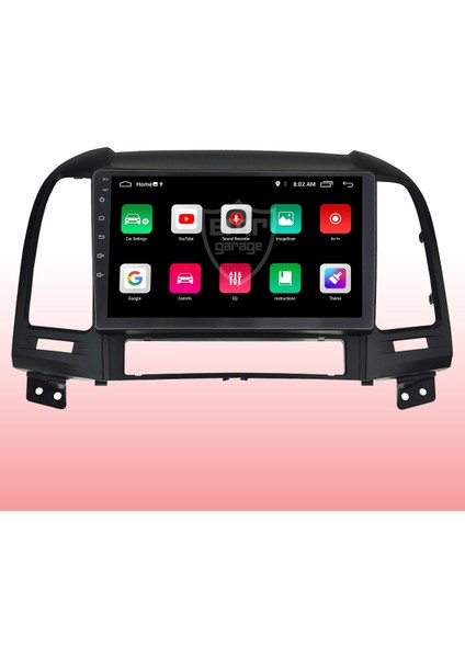 Hyundai Santa Fe Android Carplay Navigasyon Multimedya Ekran Teyp 2gb Ram + 32GB HDD