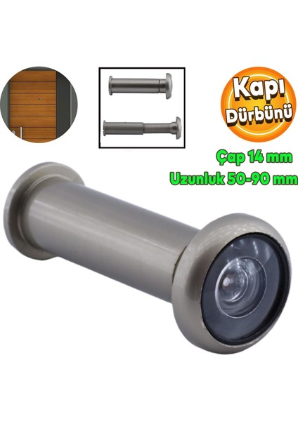 50-90 MM Çelik Kapı Dürbünü