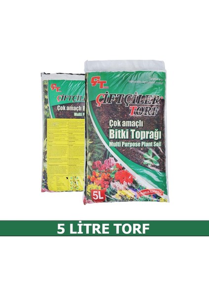 Bitki Toprağı Çiftçiler Torf 5 Lt