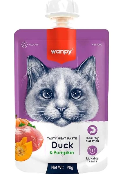Kedi Ödülü Ördekli Balkabaklı Ezme 90 gr