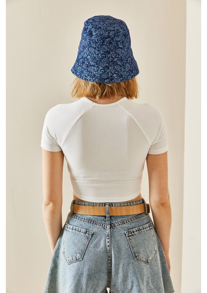 Beyaz Taşlı Kaşkorse Crop Bluz 3YXK2-47296-01 fırsatları