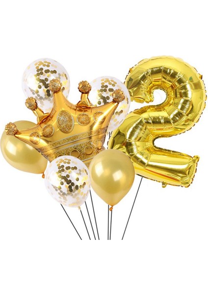 Mini Party Store Kral Taç Balon Set