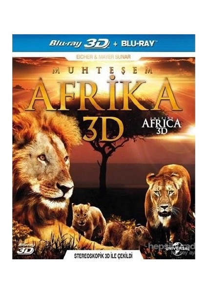 Amazing Africa - Muhteşem Afrika 3D Blu-Ray