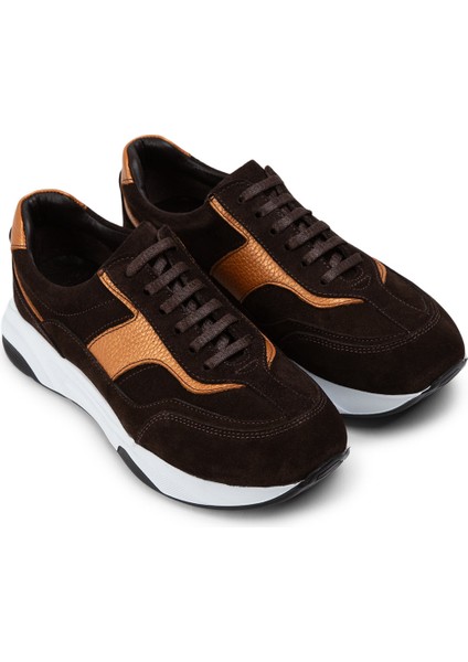 Süet Kahverengi Sneaker Kadın Ayakkabı indirimleri