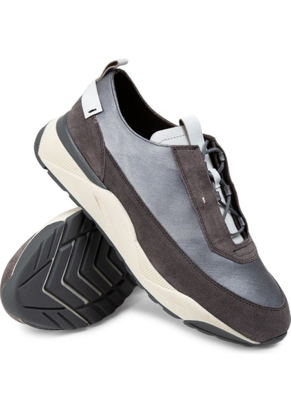 Süet Gri Sneaker Erkek Ayakkabı modelleri