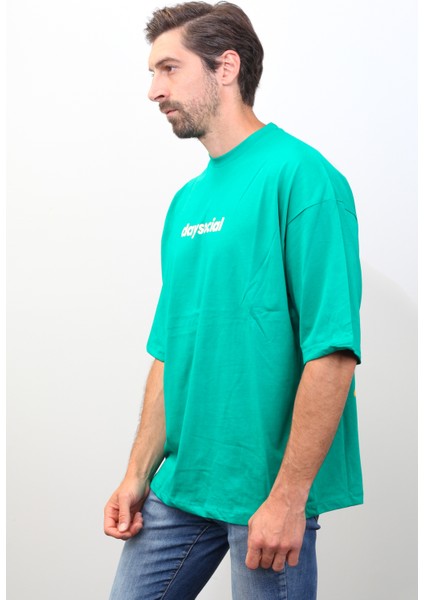 Daysocial Sırt Baskılı T-Shirt