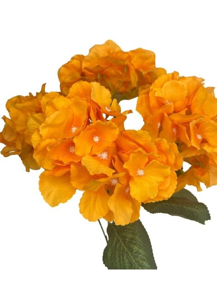 Yapay Çiçek Ortanca Çiçeği Demeti 43 cm Somon Orange modelleri
