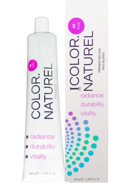 Color Naturel Kalıcı Saç Boyası 100 ml - No - 5.0