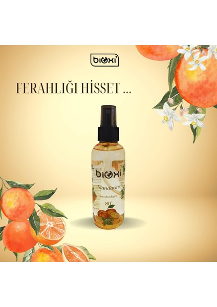 ® Mandarin 80° Kolonya 150 ML - Canlandırıcı Mandalina Kokusu ile Etkin Hijyen