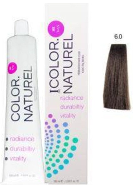 Kalıcı Saç Boyası 100 ml - No - 6.0