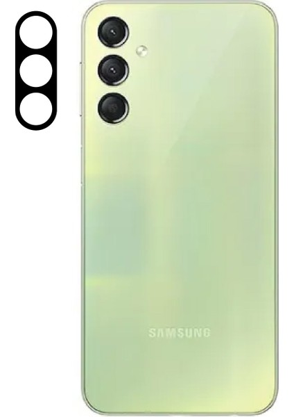 Samsung Galaxy A34 Kamera Lens Koruma Cam - Siyah