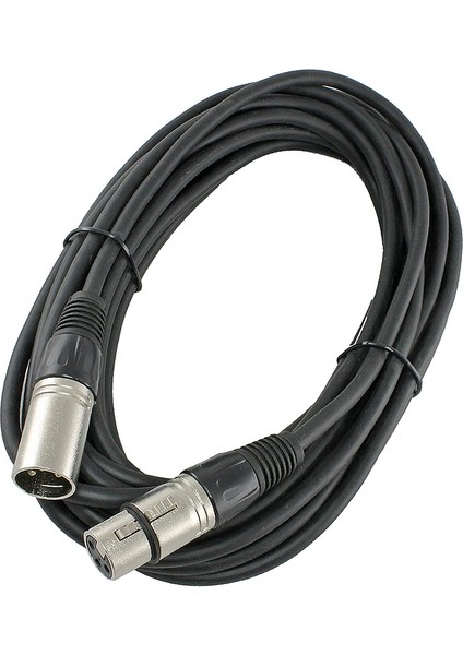 10 Metre Xlr 3 Pin Erkek - Dişi Dengeli Mikrofon Mikser Ses Kablosu