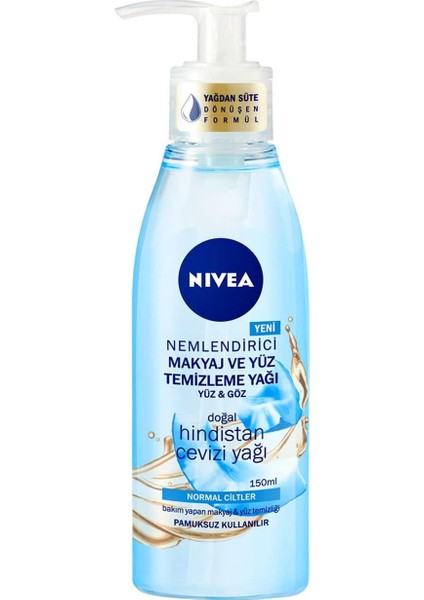 Nivea Nemlendirici Makyaj ve Yüz Temizleme Yağı, 150 ml