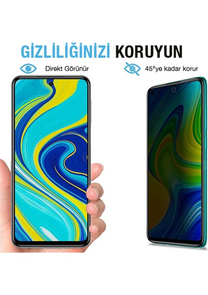Sm Galaxy M31S 3D Full Privacy Gizlilik Tempered Cam Ekran Koruyucu