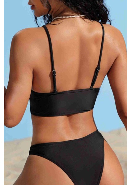 Angelsin Şık Bikini Altı Siyah