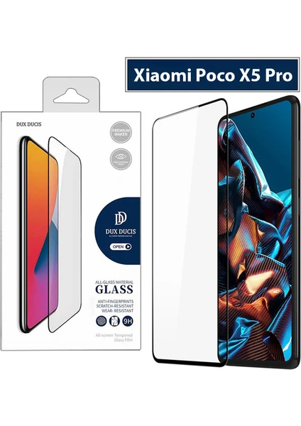 Dux Ducis Xiaomi Poco X5 Pro Full Kaplama Cam Ekran Koruyucu