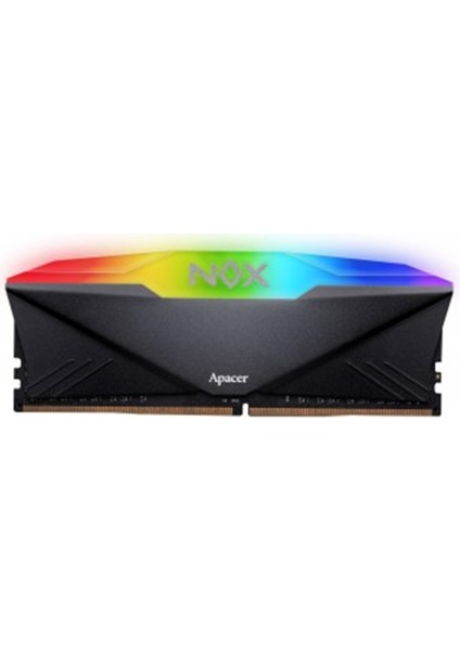 Nox Rgb Aura Black 8gb 3200MHZ CL16 Ddr4 Gaming Ram (AH4U08G32C28YNBAA-1)