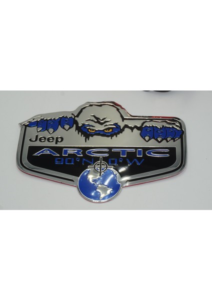 Jeep Wrangler Liberty Arctic Edition Krom Metal 3m Bagaj ve Çamurluk Plaka fırsatları