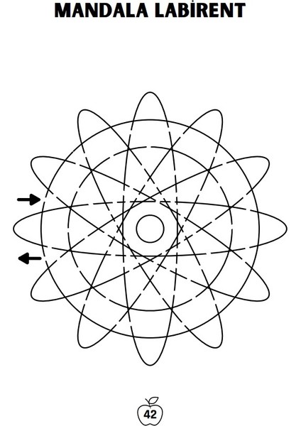 Mandala Labirent Bulmaca Kitabı