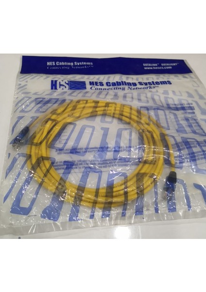 Patch Cord Cat6 U/utp Lsoh Sarı 5 Metre