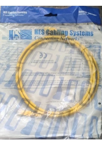 Patch Cord Cat6 U/utp Lsoh Sarı 5 Metre