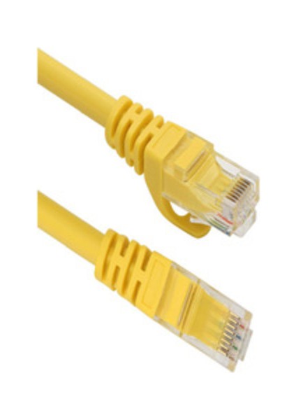 Patch Cord Cat6 U/utp Lsoh Sarı 5 Metre